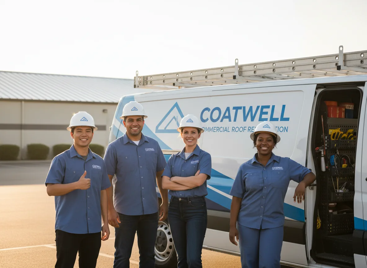 Commercial roof coating company in Fox Lake, WI